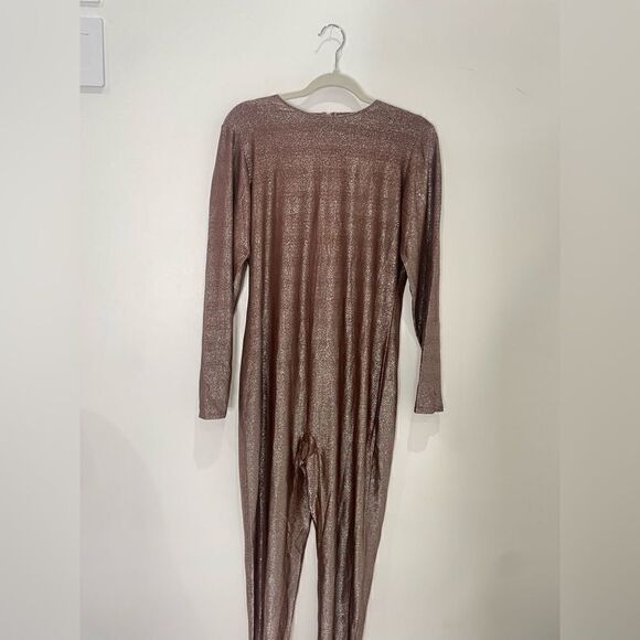 SKIMS  Shimmer Catsuit in Chocolate - Picture 8 of 9